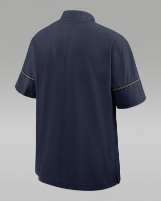Michigan Sideline Coach Men's Jordan Brand College 1/2-Zip Short